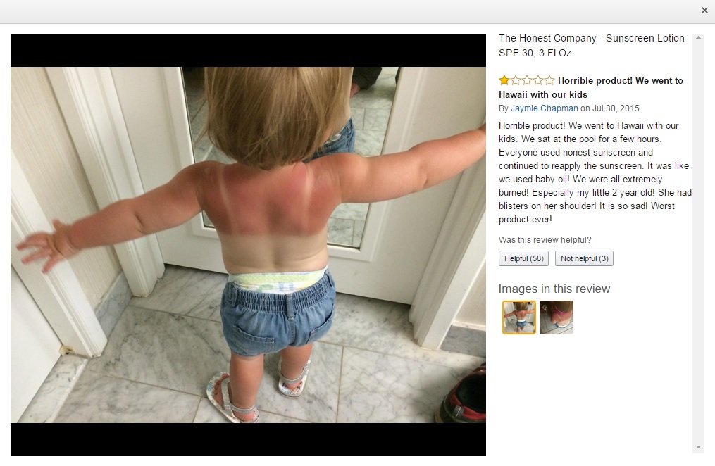 Honest deals baby sunscreen