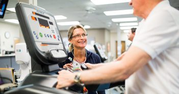 You Had a Heart Attack—Now What? Male patient in cardiac rehab with female provider