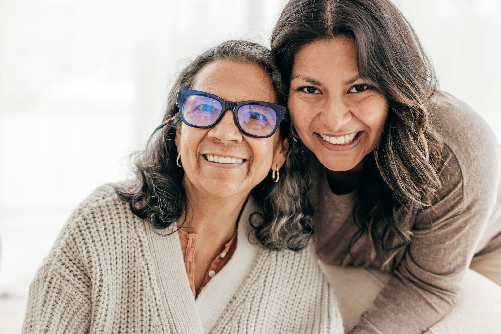 Adult daughter caring for Elderly Parent