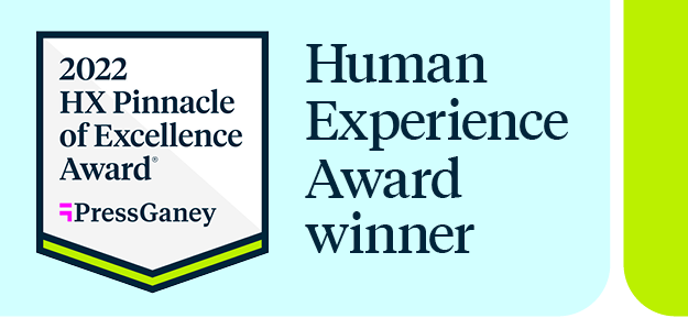 2022 HX Pinnacle of Excellence Award - Human Experience Award Winner Press Ganey