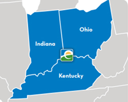 Tri-State Area: Indiana, Ohio and Kentucky