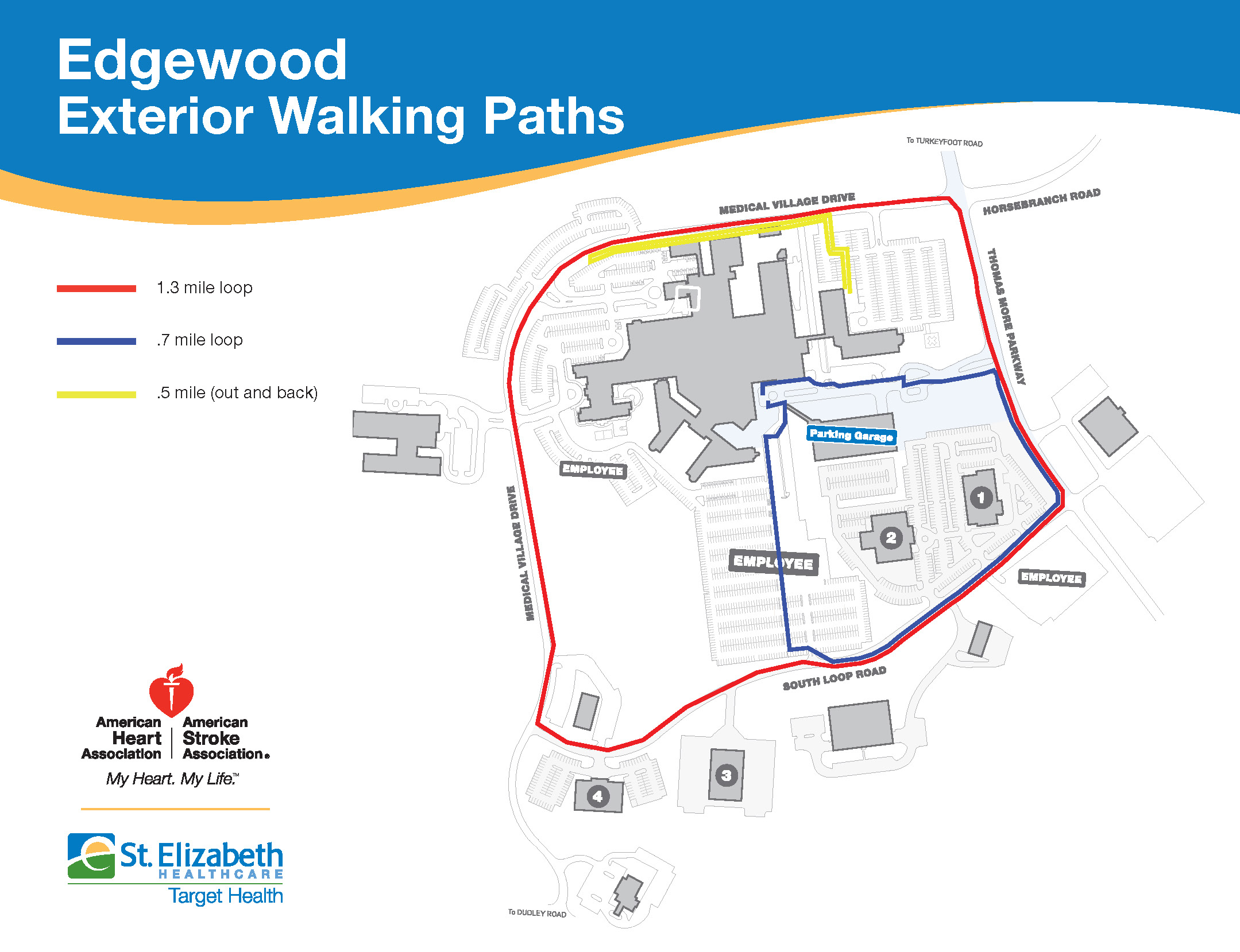 Edgwood Exterior Walking Paths