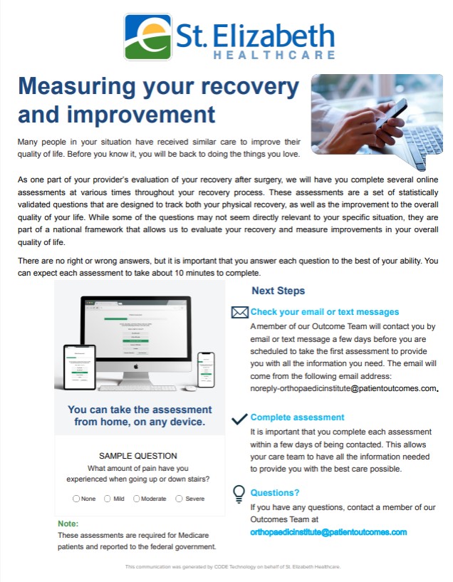 Patient Assessment Flyer