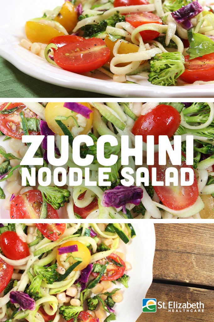 zucchini noodle salad