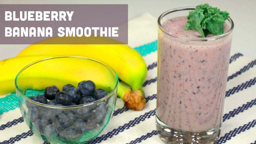 Blueberry banana smoothie