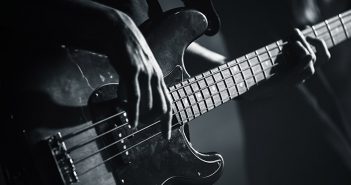 Procedure Pumps New Life into Patients with Faulty Heart Valve Rock playing guitar/BW