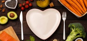 An illustration of a heart healthy diet