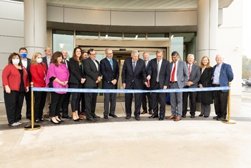 The Ribbon Cutting Ceremony in 2021 of the Florence Wormald Heart & Vascular Institute Building