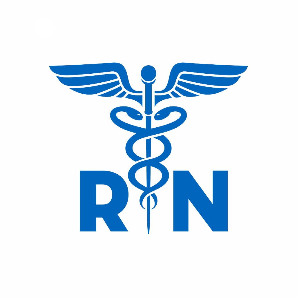 Cad Symbol RN Registered Nurse Caduceus Symbol